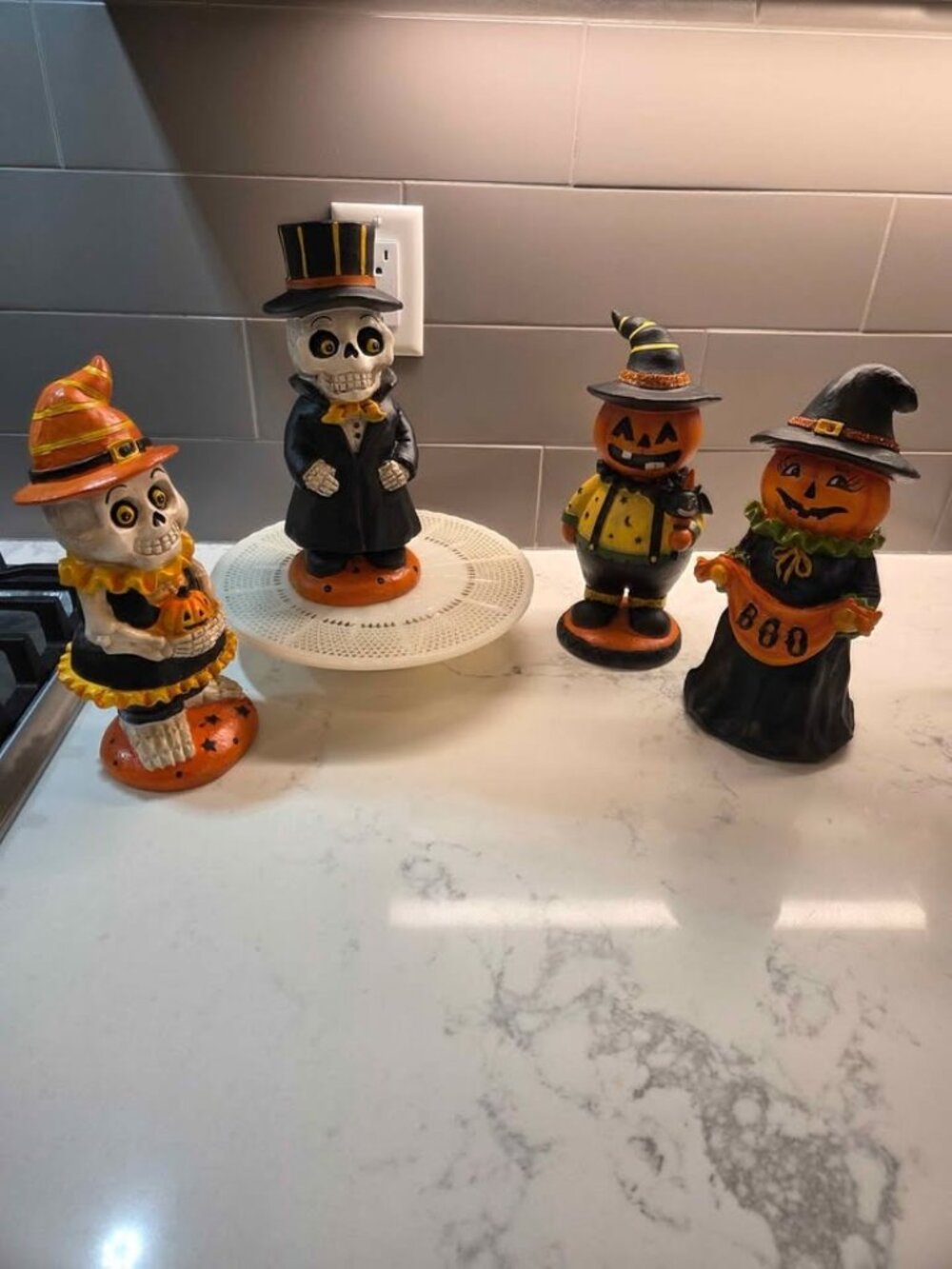 Vintage inspired Halloween characters 4 total